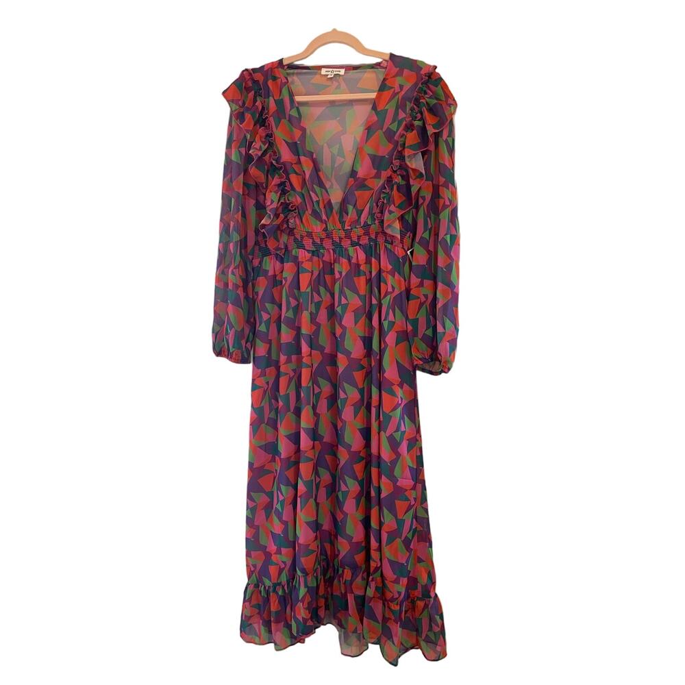 Area Stars, Multi-Colored Maxi Dress, NWT, Size: Large - Picture 1 of 5
